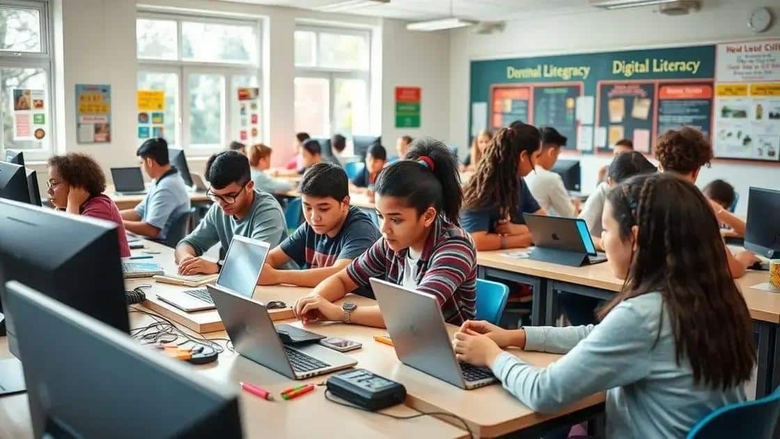 Key components of a digital literacy curriculum