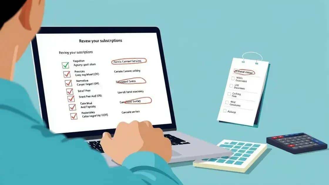 Identifying unnecessary subscriptions