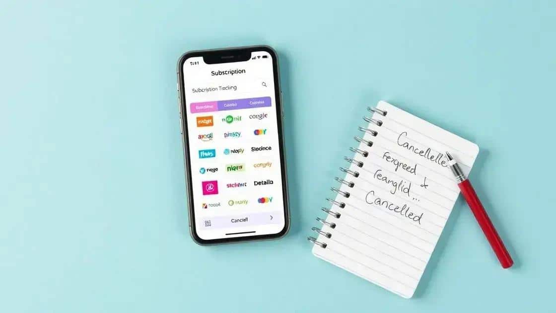 Tools to track and manage subscriptions