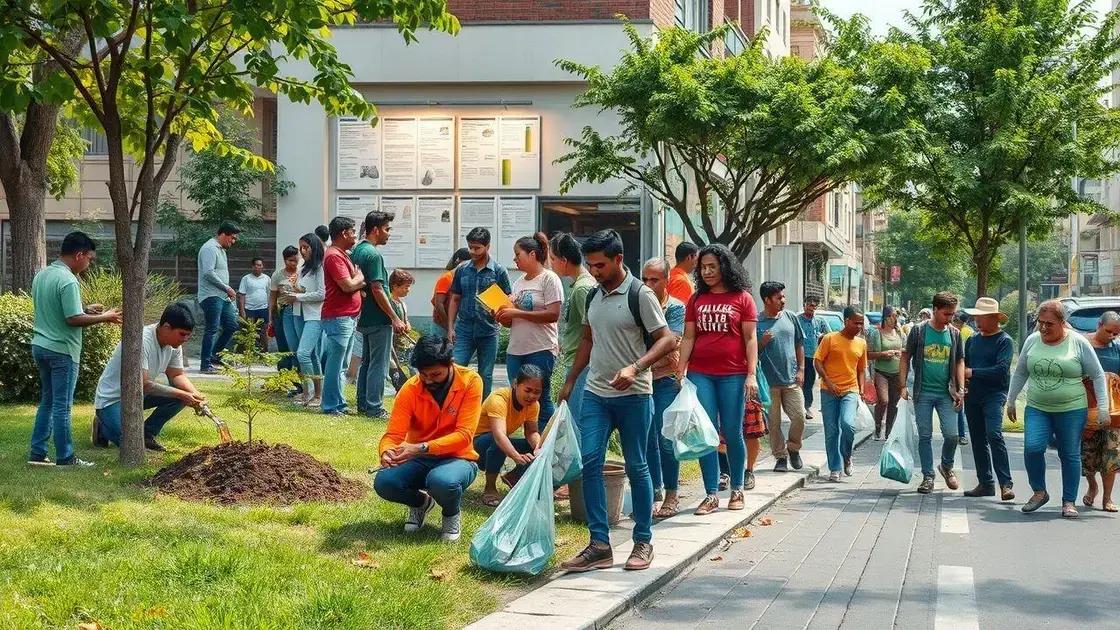 Engaging communities in sustainability initiatives