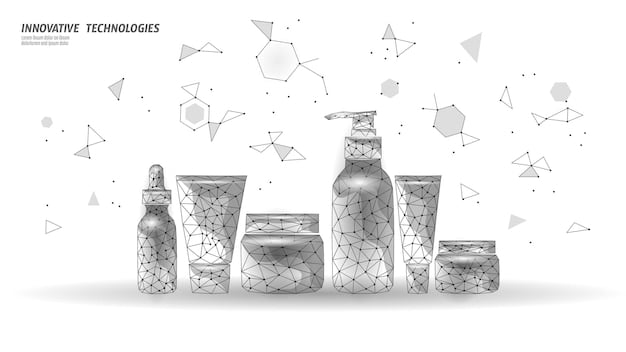 A collection of various products (cosmetics, apparel, snacks, electronics) visually connected by thin lines to images of different K-Pop idols who have endorsed them. The layout gives a sense of widespread endorsement across multiple sectors and brands.