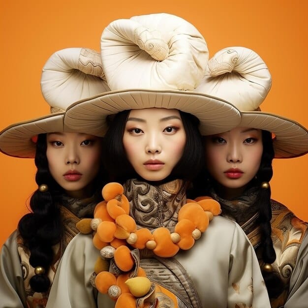 A collage depicting various aspects of K-drama's cultural impact: Korean beauty products, fashion styles inspired by K-drama actors, scenes of fans creating K-drama-themed content, and food dishes commonly featured in K-dramas. The image is a visual representation of K-drama's influence on fashion, beauty, entertainment, and cuisine.