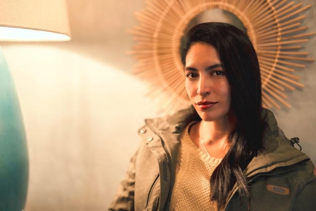 A close-up shot of a cosplayer utilizing natural light during the golden hour. The warm, soft light emphasizes the details of the intricate costume and makeup, creating a captivating and professional-looking portrait.