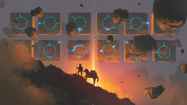 A screenshot from the game League of Legends, showing a team fight in progress. The image should highlight the complex abilities, character designs, and strategic map elements of the game.