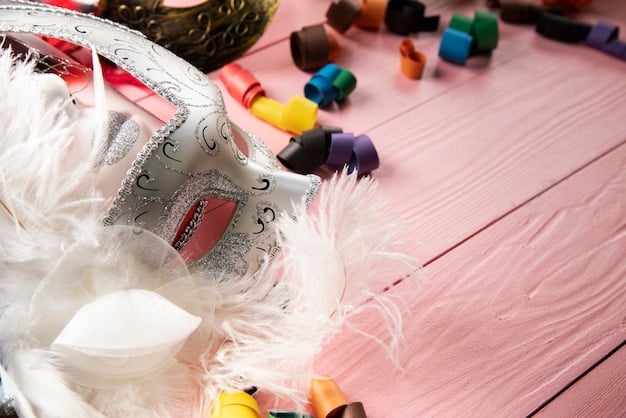 A close-up of various cosplay materials, including fabrics, foam sheets, paints, and tools like scissors and heat guns. The image showcases the diversity of supplies needed for crafting cosplay costumes.