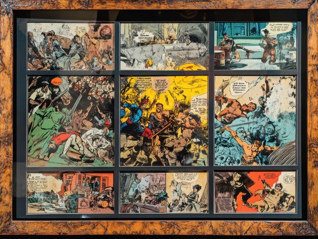 A collage of famous comic book covers, including Action Comics #1, Amazing Fantasy #15, and Detective Comics #27. The images are arranged aesthetically to showcase key issues in comic book history.
