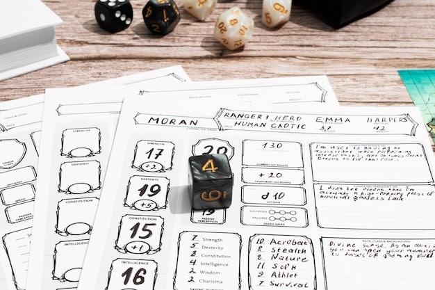 Close-up of a player's character sheet filled with notes, sketches, and personalized details, showing the depth of their engagement with the game.