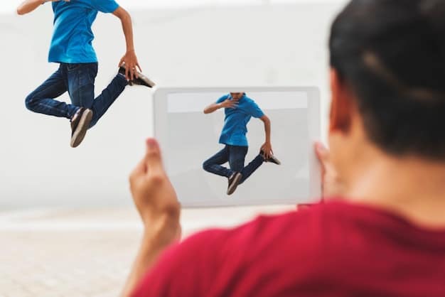 A split-screen image. On one side, a person is actively engaged in an activity (e.g., cooking, painting, coding). On the other side, the corresponding sentence in the present continuous tense is displayed, highlighting the use of 