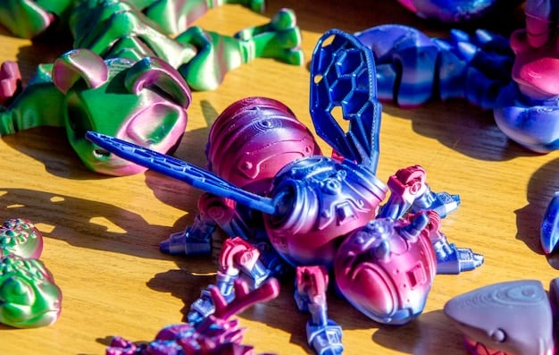 A close-up shot of various collectible figurines from popular science fiction and fantasy franchises, neatly displayed on shelves, showcasing the collector's passion and dedication to these niche interests.