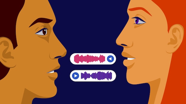 A split-screen image comparing the vocal cord positions during falsetto and head voice techniques. One side shows the vocal cords barely touching for falsetto, while the other shows them fully engaged for head voice, with annotations pointing to key differences.