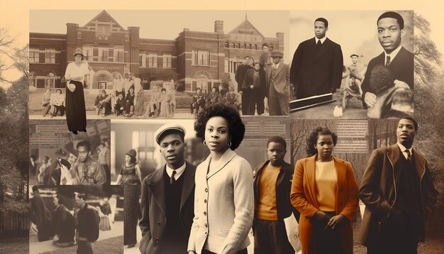 A collage of historical photos showcasing the founders of the original 