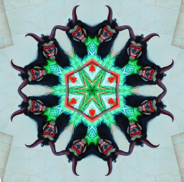 A modern artistic rendering of the twelve Korean zodiac animals in a vibrant, geometric style, emphasizing their unique characteristics.