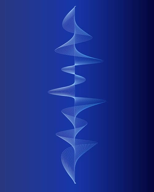 A graphical representation of a waveform, showing a complex series of vocal runs and riffs, highlighting the quick transitions and varied pitch changes.