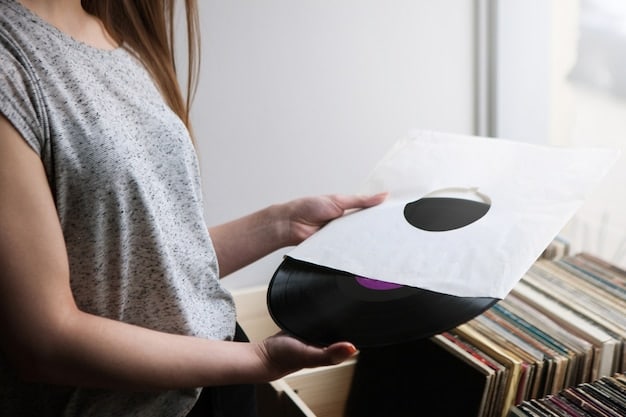 A close-up shot of someone's hands carefully opening a brand new K-Pop album. The focus is on the tactile experience, with visible textures of the album packaging, the photobook, and the anticipation of discovering the contents inside. The background is slightly blurred to keep the attention on the unboxing moment.