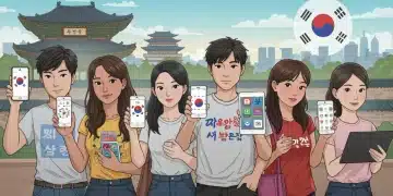 US enthusiasts learning Korean language with Hangul apps