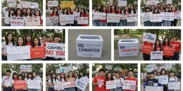 K-Pop fans in the U.S. engaging in philanthropic activities, showcasing community and charitable giving.