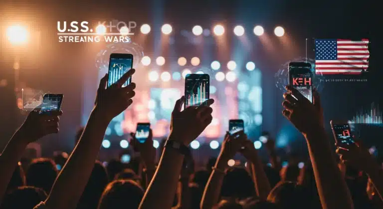 K-Pop fans streaming music on phones to impact U.S. charts