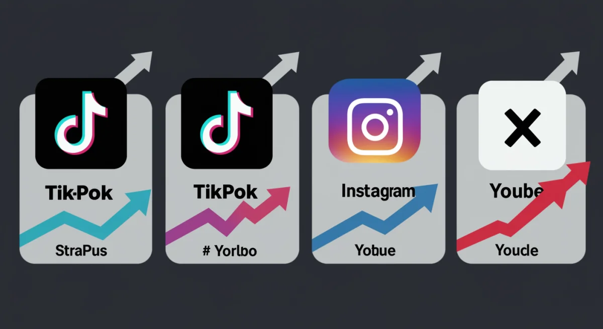 Social media icons demonstrating K-Pop fan engagement growth on digital platforms