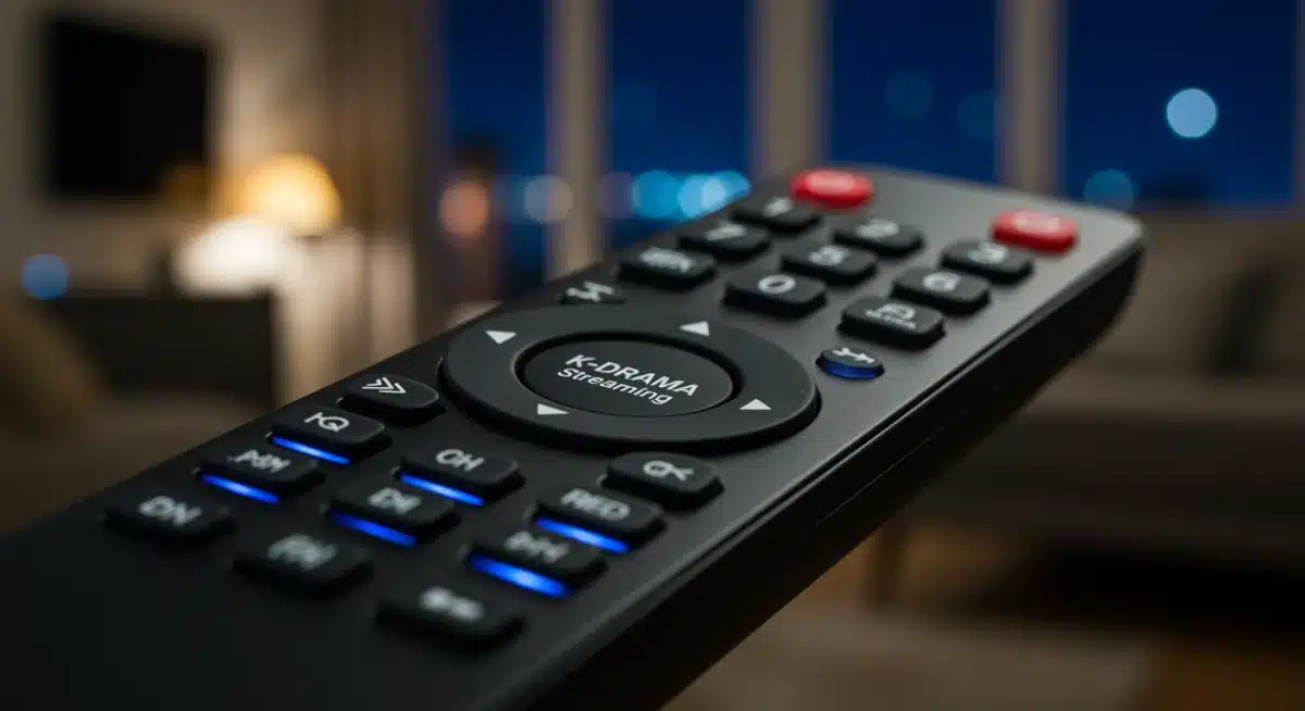 Remote control for streaming device with K-Drama button