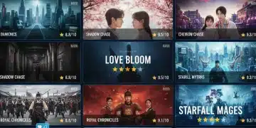 Collage of top 2026 K-dramas with review score elements