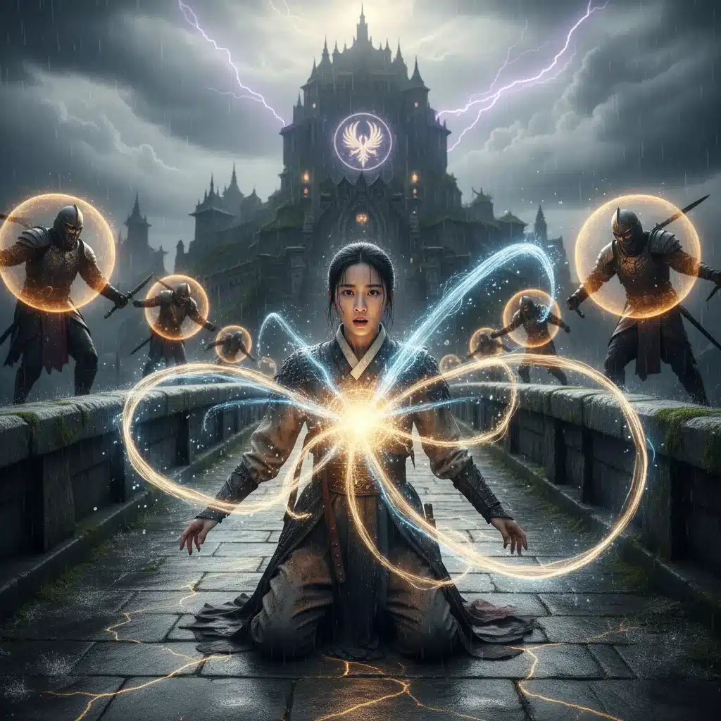 K-Drama character experiencing sudden supernatural power activation