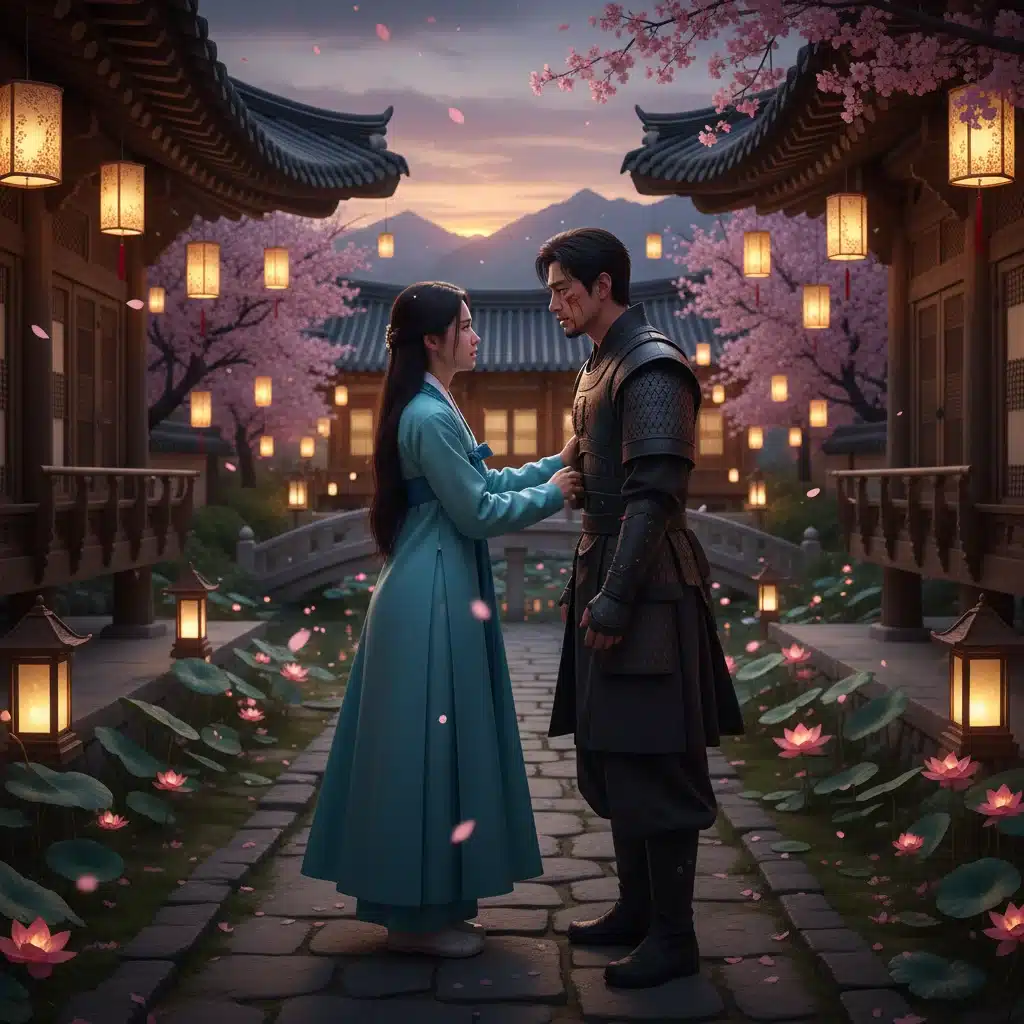 Main protagonists in an emotional scene from Destiny's Call