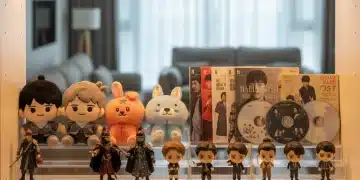 Vibrant display of K-Drama merchandise for US collectors