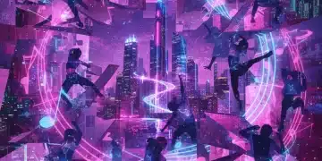 Vibrant collage representing underrated K-Pop tracks from 2025